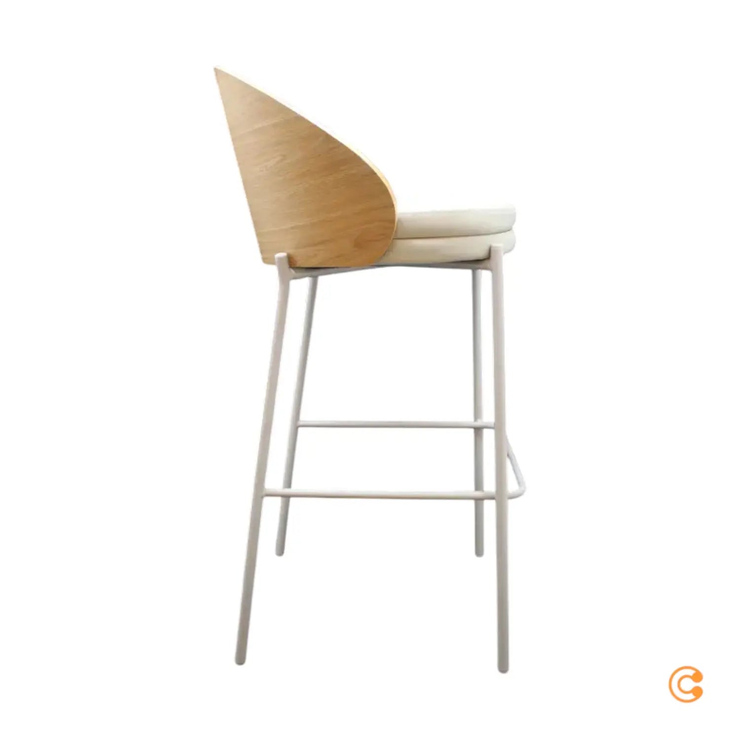 B-Ware Kave Home Hocker Sitzbank Kunstleder Beige Eamy Polsterhocker Siehe Text/Foto - 8433840939421