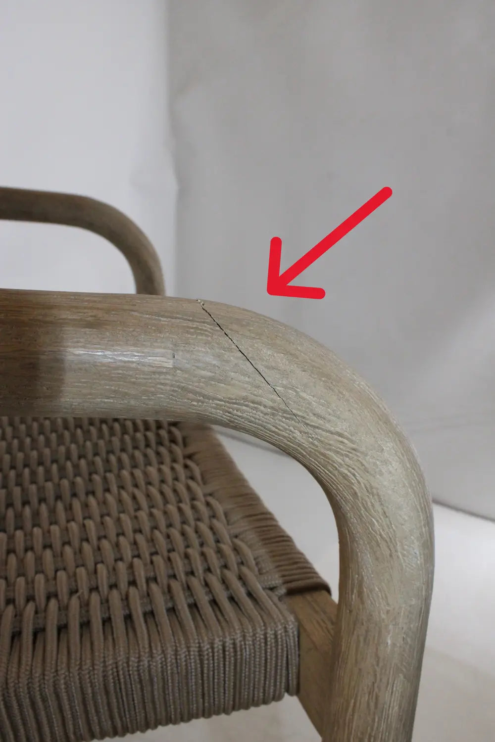 B-Ware Kave Home Nina Stuhl Sitzmöbel Gartenstuhl Akazienholz Beige Siehe Text/Foto - 8433840451329