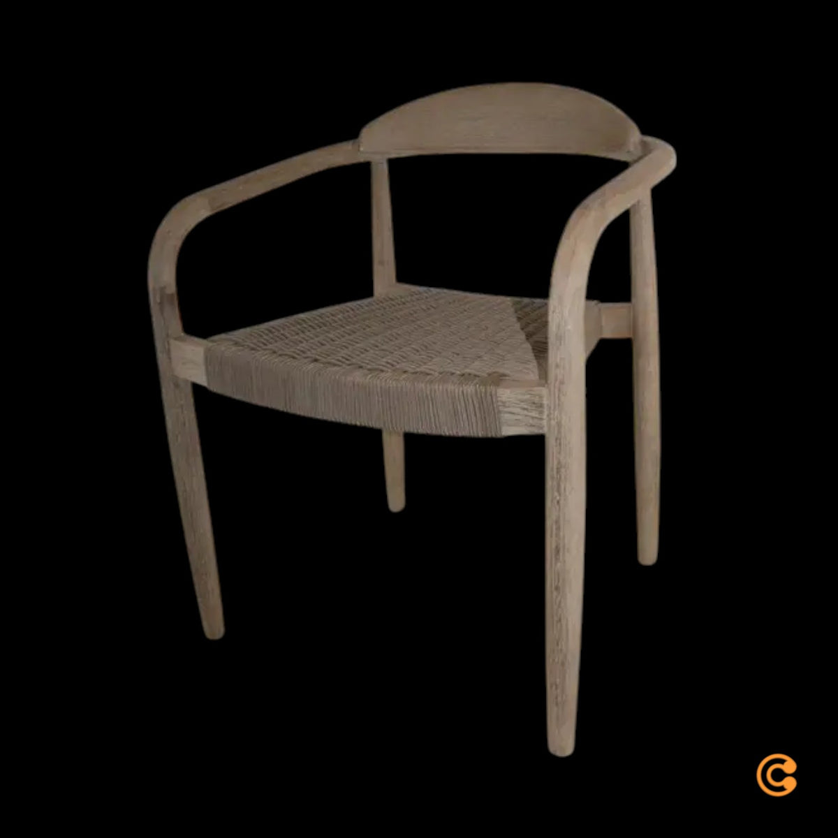 Kave Home Nina Stuhl Sitzmöbel Gartenstuhl Akazienholz Beige SIEHE TEXT/FOTO - 8433840451329
