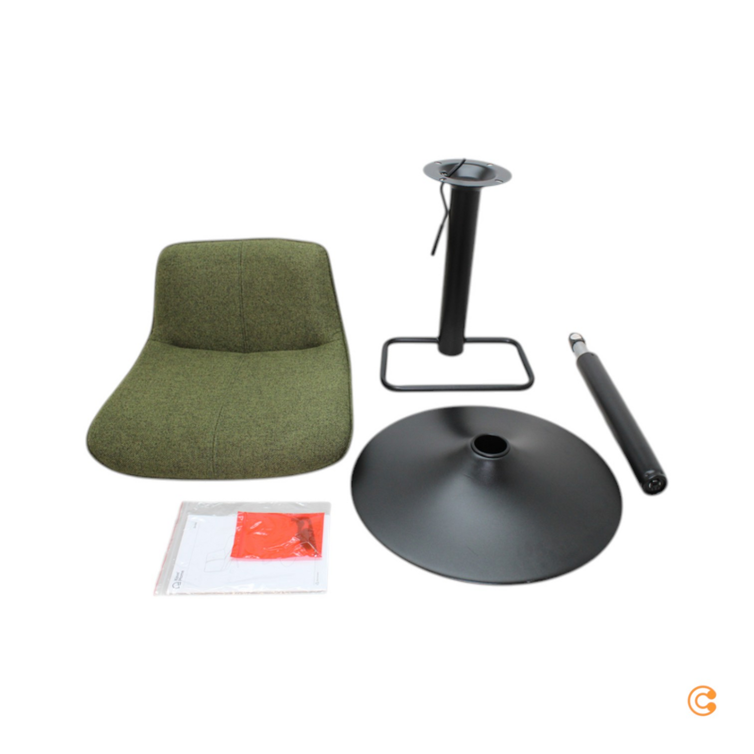 Kave Home Barhocker Hocker Dunkelgrün 82 103 Sitz Sitzhocker Siehe Text/Foto B-Ware - 8433840806730