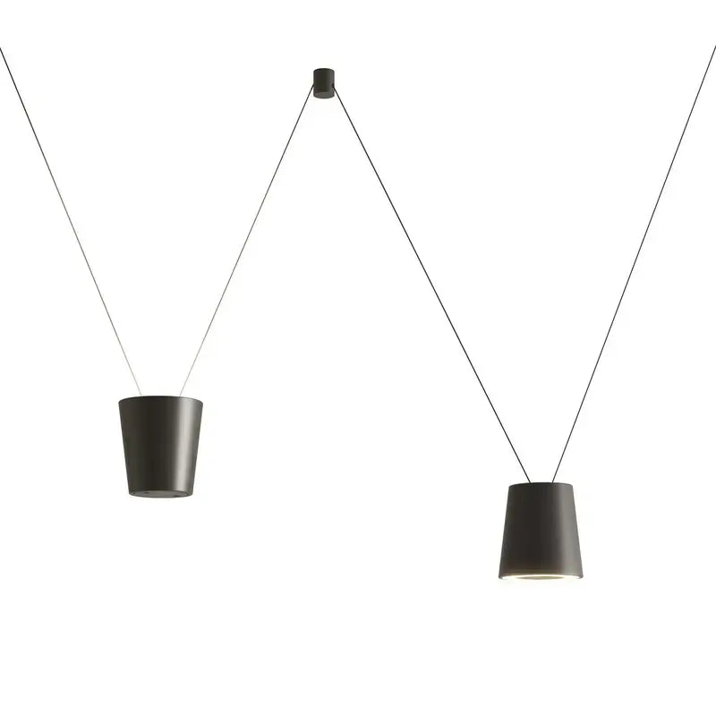 B-Ware Kdln Pendelleuchte Hängeleuchte Led Sling Leuchte Schwarz Aluminium Siehe Text - 8015086016014
