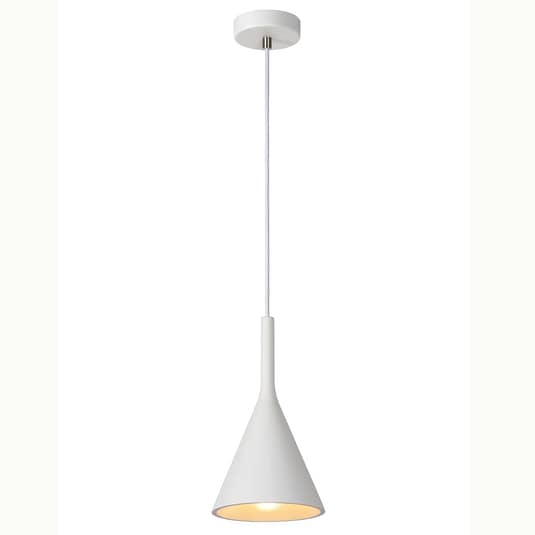Lucide Kegelförmige Gips Pendelleuchte Gipsy Deckenlampe Hängeleuchte Leuchte    B-Ware - 5411212351562
