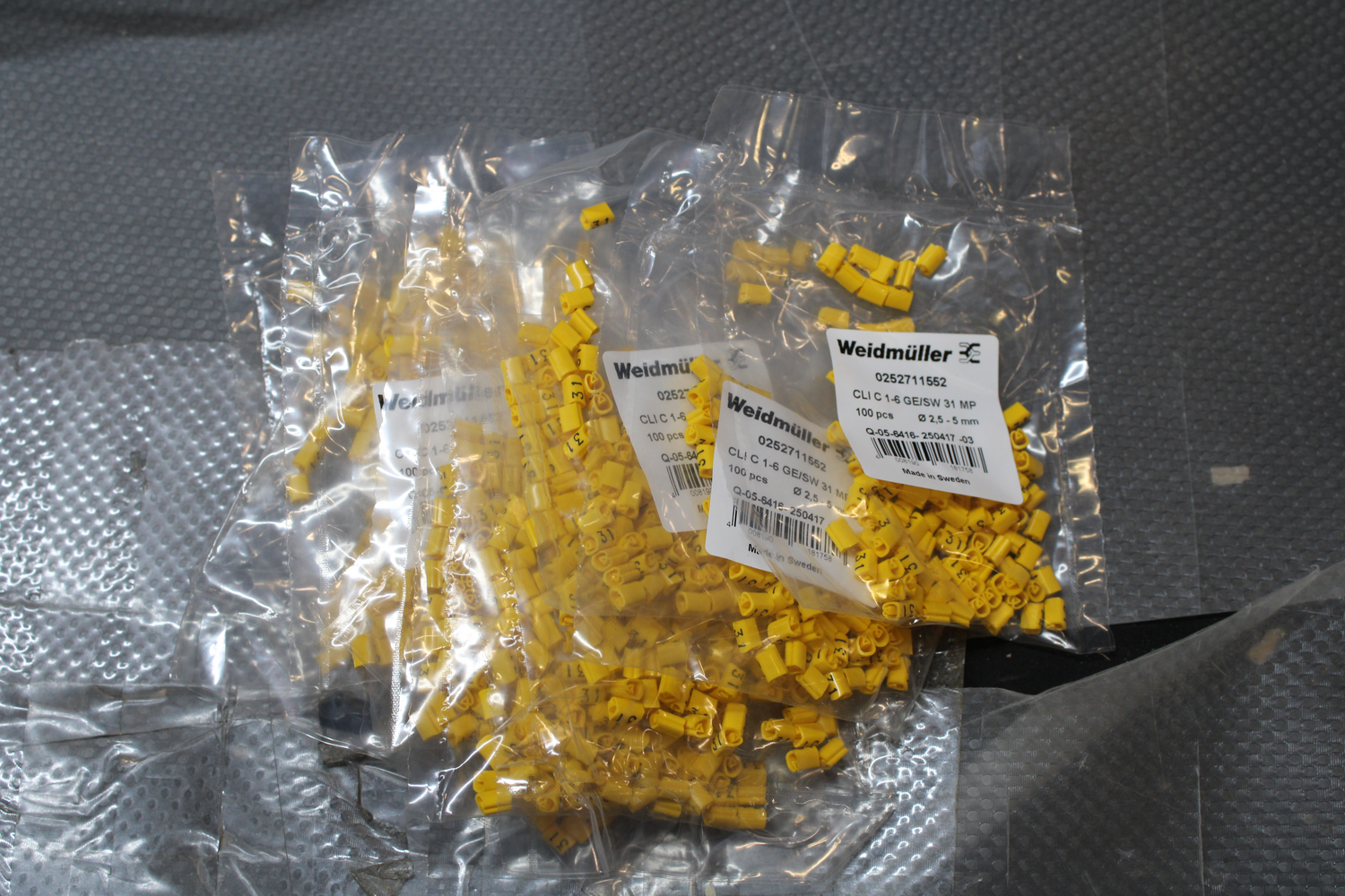 B-Ware Weidmüller Kennzeichnungsring Markierungsring Aufdruck 31 ø 2.5 5 Mm 10 Sets - 4008190181758