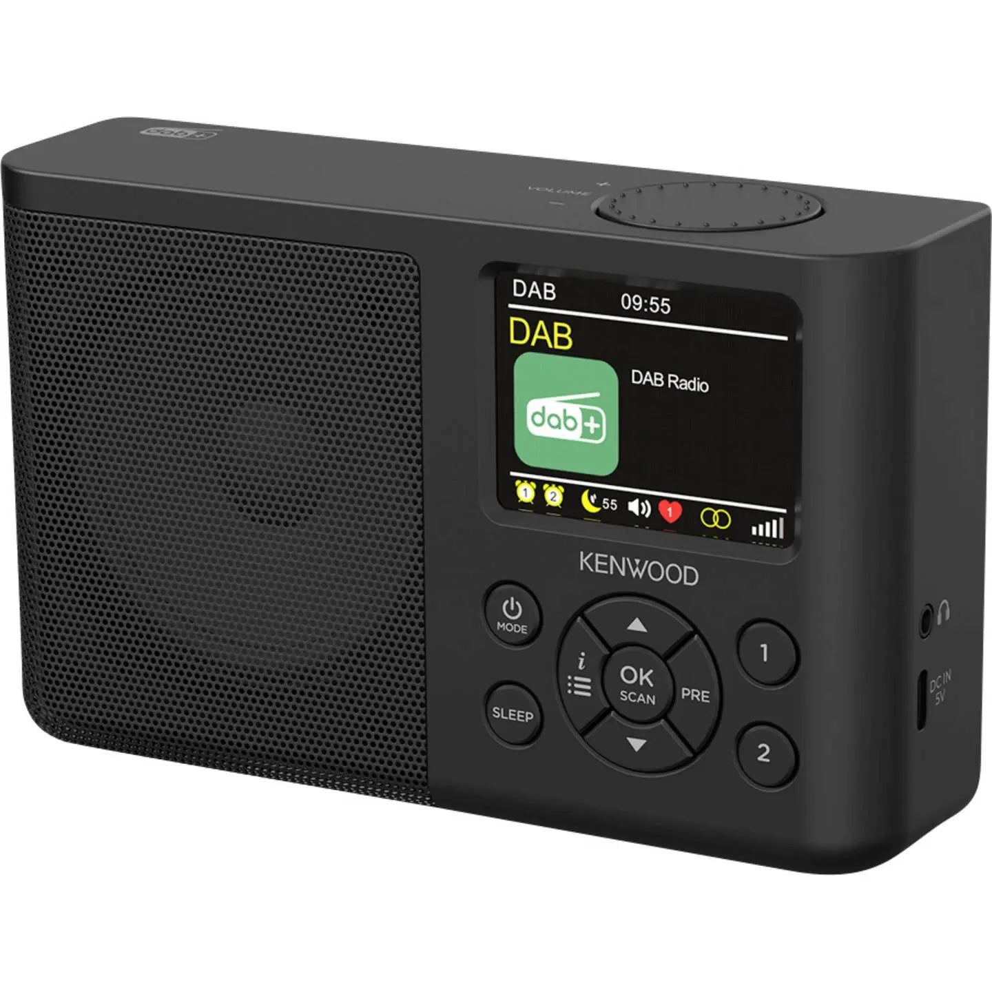 B-Ware Kenwood Tischradio Radiowecker Dab Fm Ukw Tragbar Digital Schwarz - 19048241351