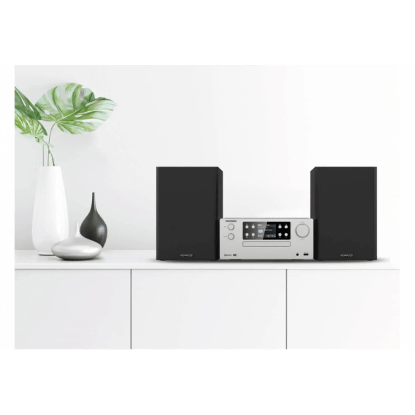 B-Ware Kenwood Stereoanlage Kompaktanlage Micro Hi Fi System Cd Player Dab Usb Silber - 19048236104