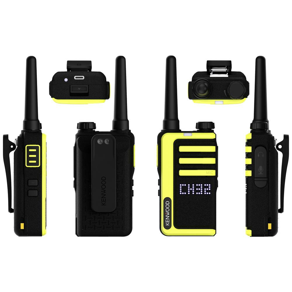 B-Ware Kenwood Pmr Handfunkgerät Funkgerät Walkie Talkie Ubz Lj9 Set 2er 6 Km Reichweite