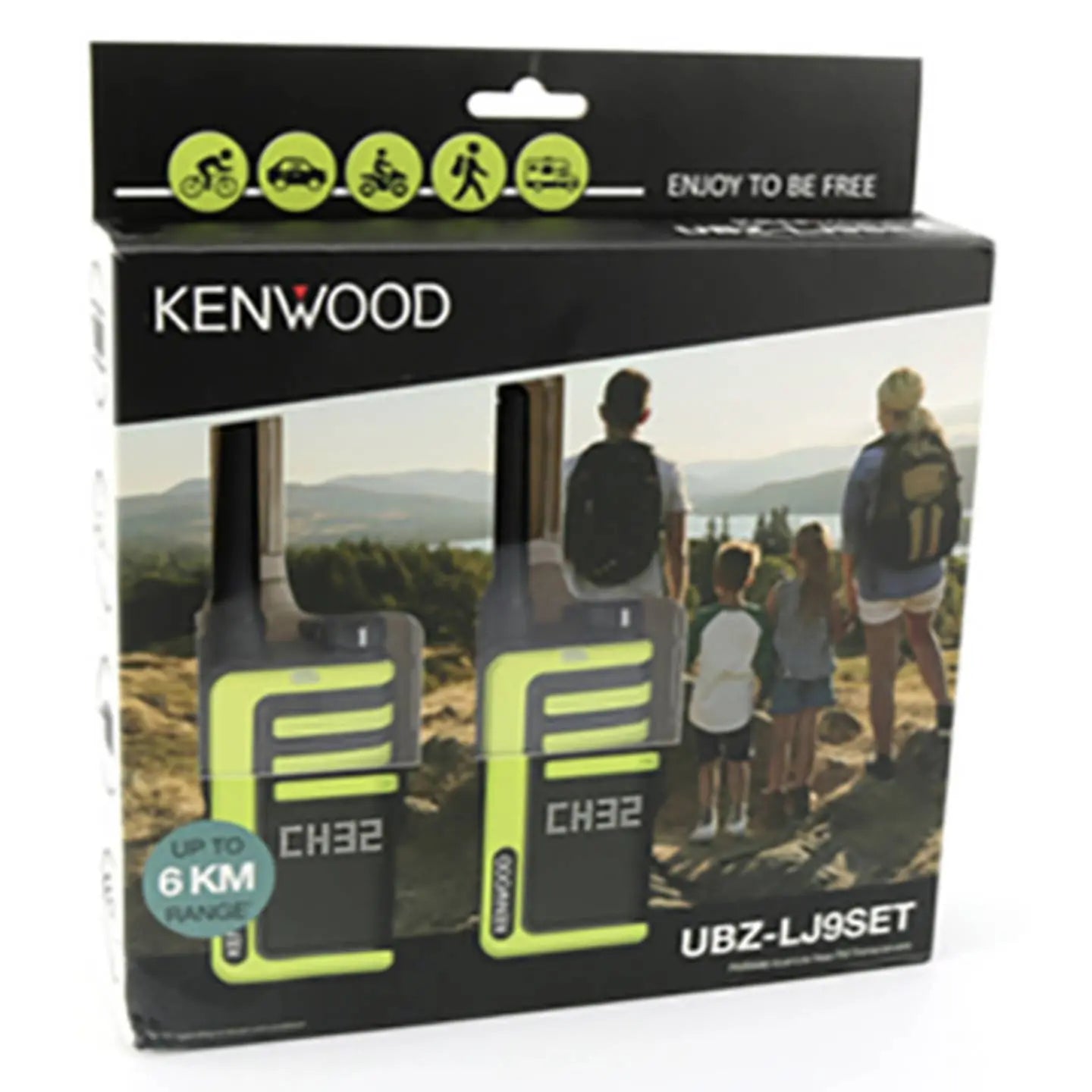 D-Ware Kenwood Pmr Handfunkgerät Funkgerät Walkie Talkie Ubz Lj9 Set 2er Defektware - 19048232373