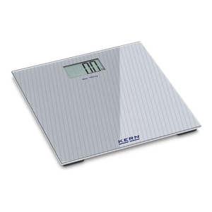 B-Ware Kern Design Badezimmerwaage Personenwaage Waage Glaswägeplatte 180kg Display