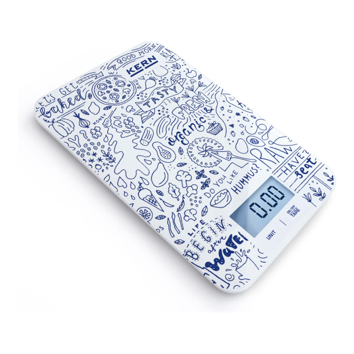 Kern Design Küchenwaage Waage Haushaltswaage Sicherheitsglas Flache Bauweise B-Ware - 4045761248816