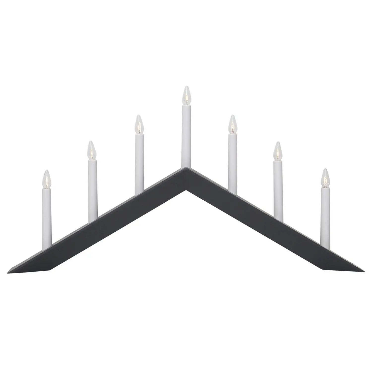 B-Ware Star Trading Arrow Kerzenleuchter Leuchter 7flammig Schwarz Tischdeko  - 7391482033390