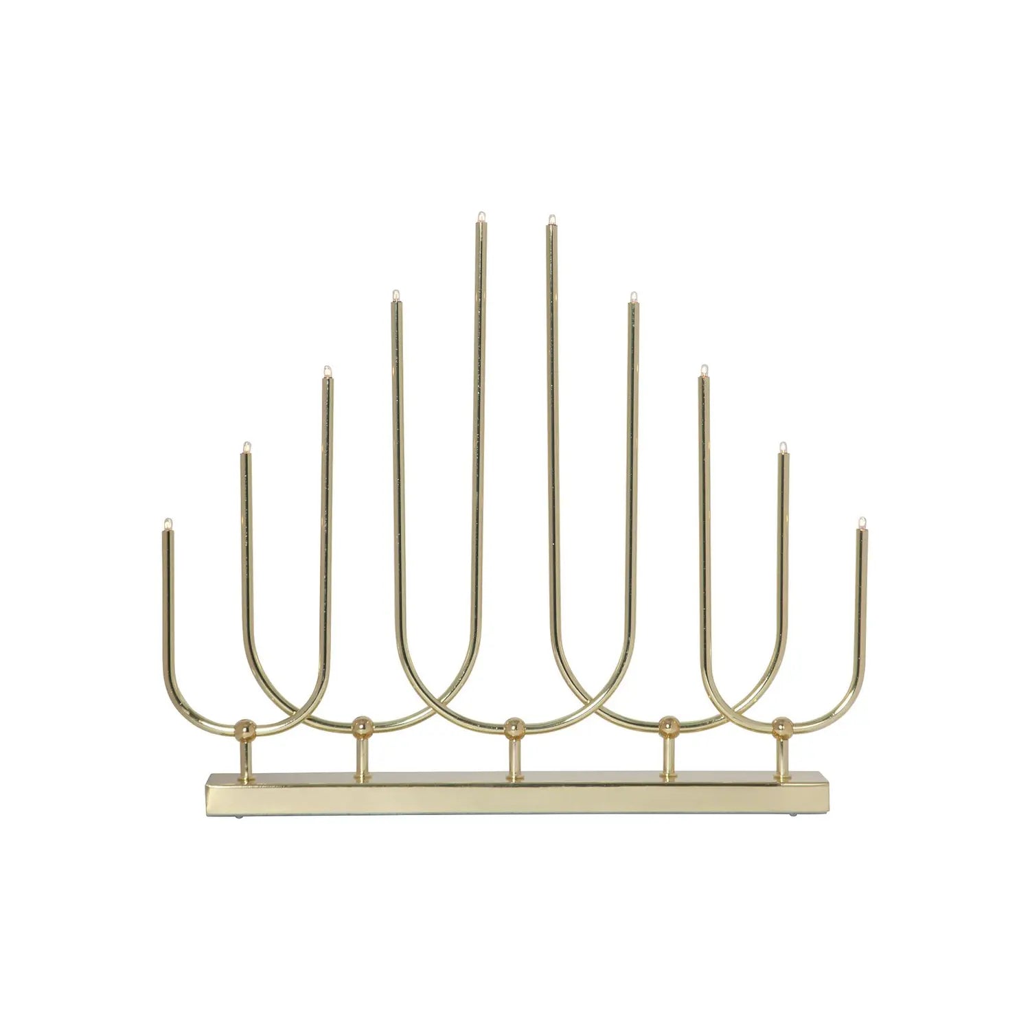 B-Ware Star Trading Kerzenleuchter Leuchter Novum 10 Flammig Messing Metall E5843 - 7391482078230