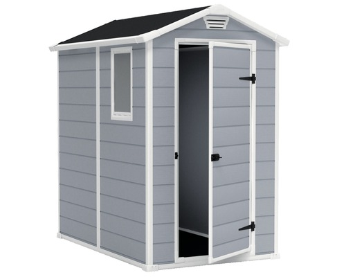 B-Ware Keter Kunststoffgerätehaus Manor 46 S Gerätehaus Gartenhaus 118 X 184 Cm Grau - 7290103660352