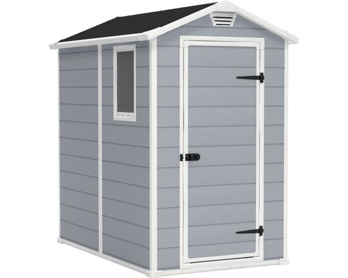 B-Ware Keter Kunststoffgerätehaus Manor 46 S Gerätehaus Gartenhaus 118 X 184 Cm Grau - 7290103660352