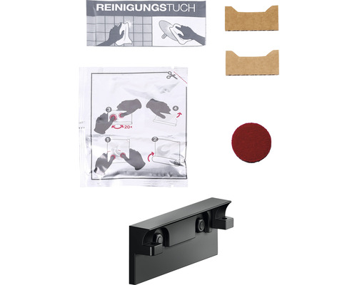 Keuco Klebebefestigung Halterung Befestigung Schwarz 04994370800 B-Ware - 4017214918485