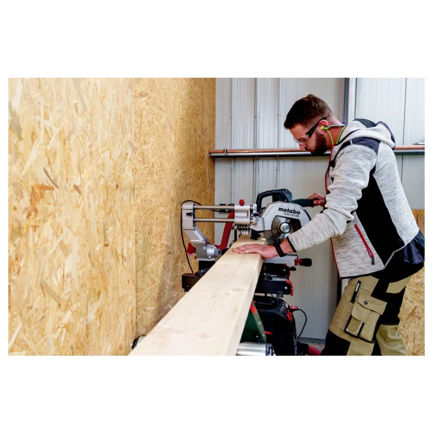 B-Ware Metabo Kappsäge Gehrungssäge Kgsv 254 Mc Holz Aluminium Tisch Sägeblatt - 4061792268272