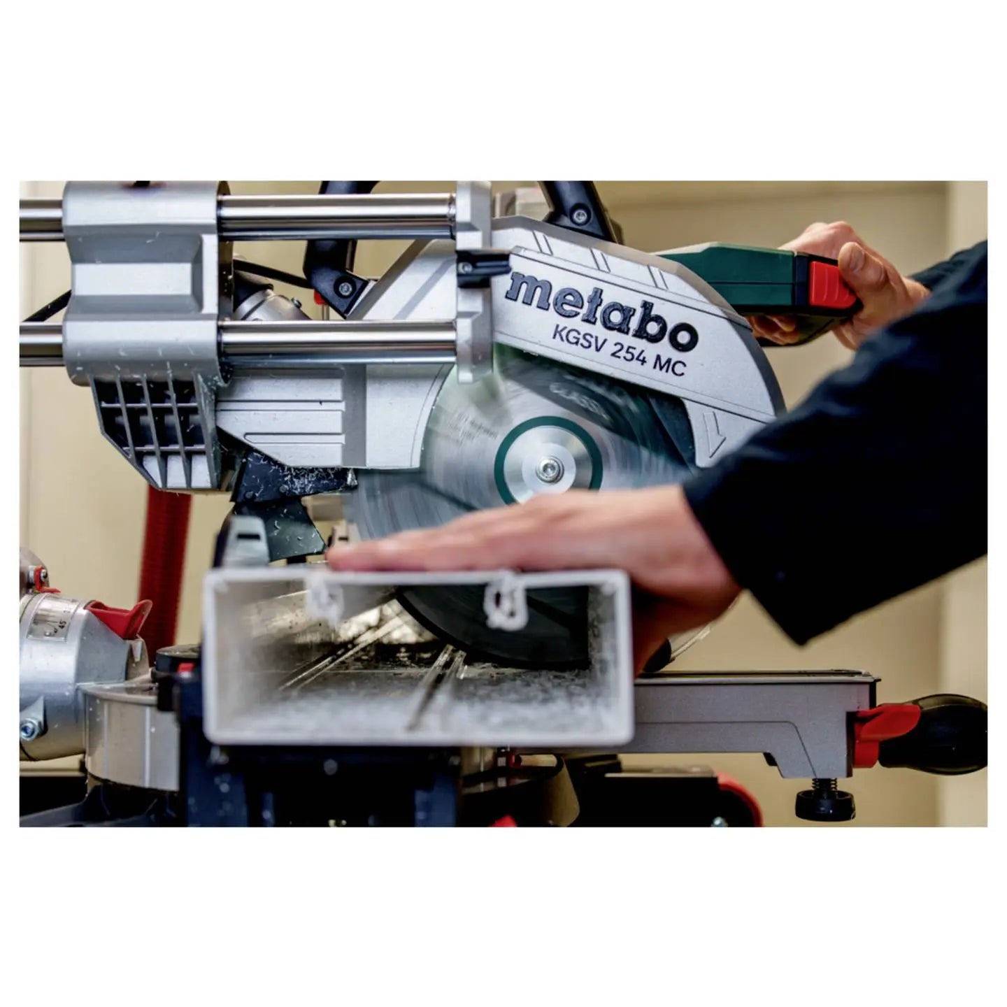 B-Ware Metabo Kappsäge Gehrungssäge Kgsv 254 Mc Holz Aluminium Tisch Sägeblatt - 4061792268272