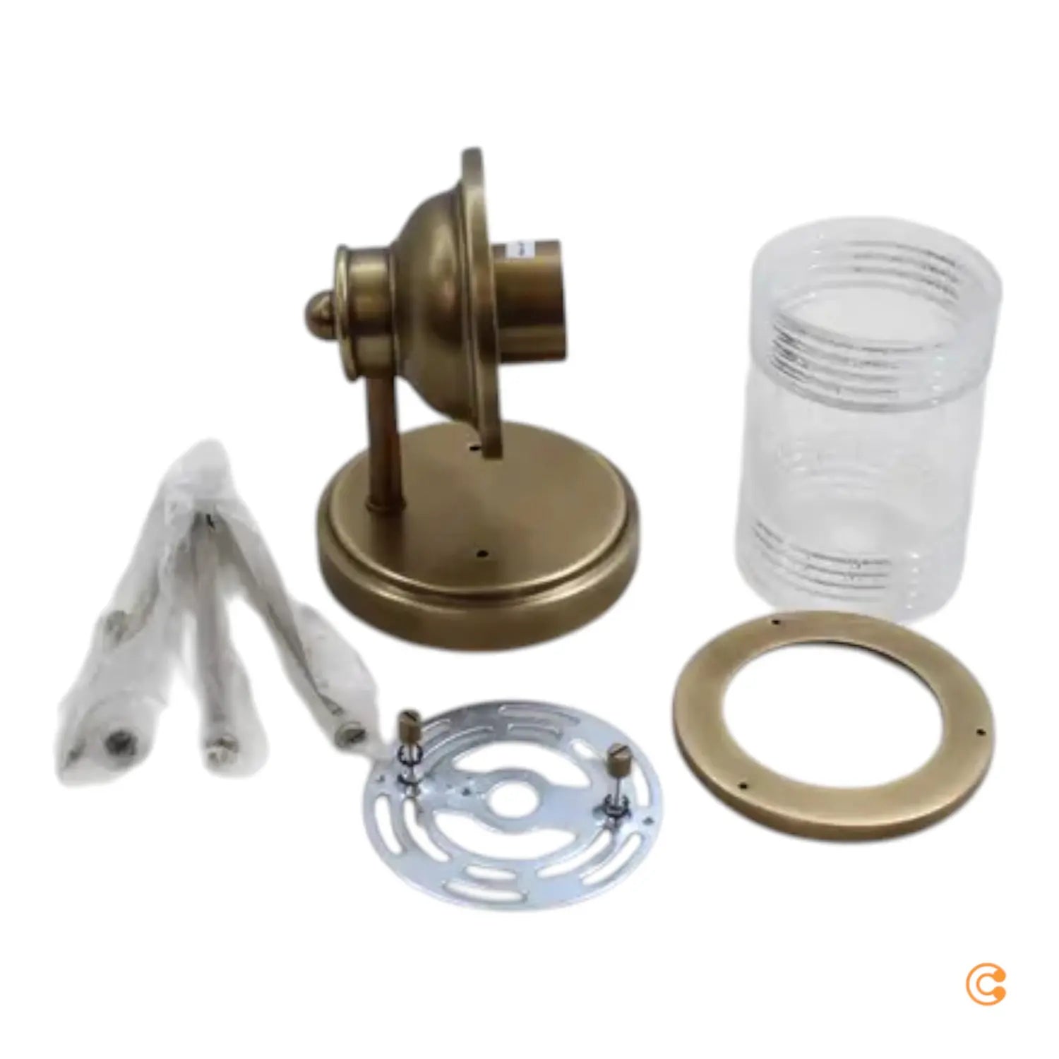 Kichler Bad Wandleuchte Lampe Ashland Bay Messing Einflammig Badezimmer B-Ware