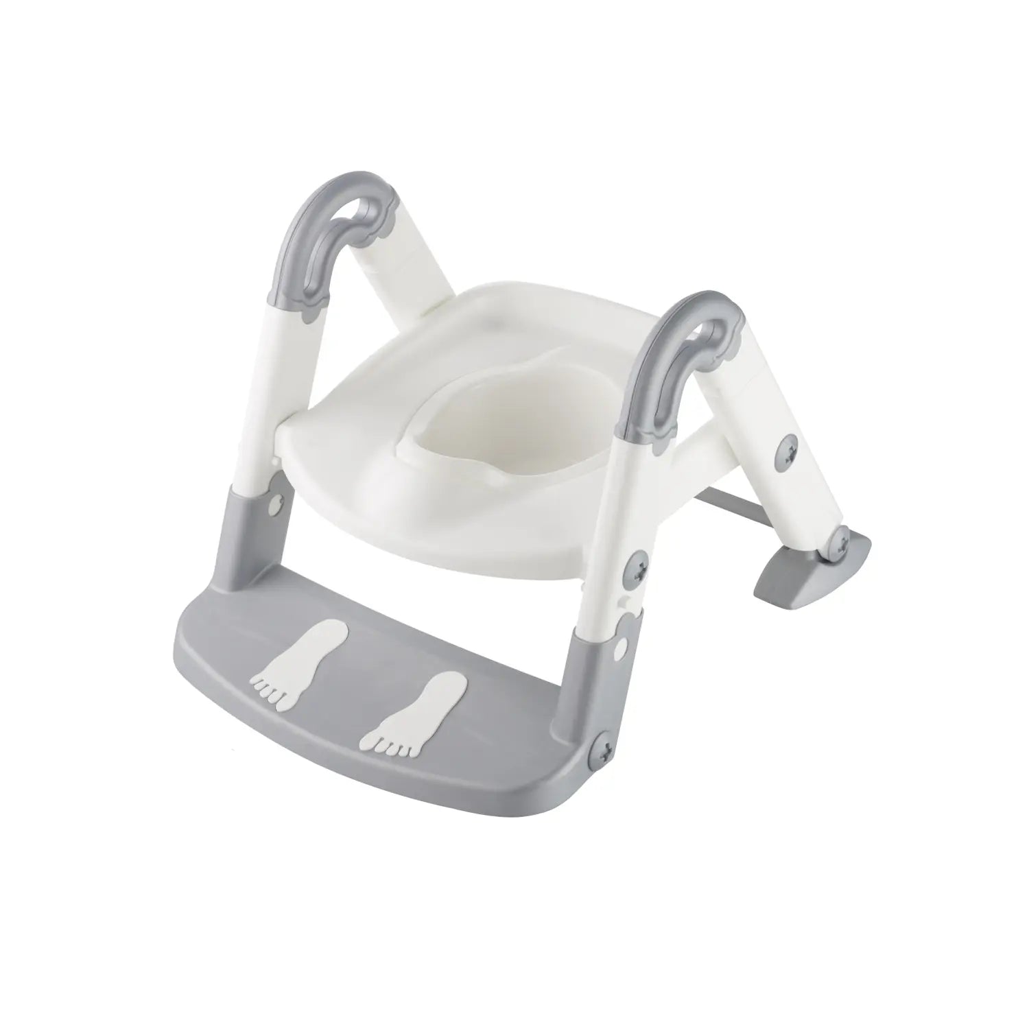 B-Ware Kids Kit 3 In 1 Toilettentrainer Töpfchen Wc Sitz Haltegriffe Kindertoilette Weiß