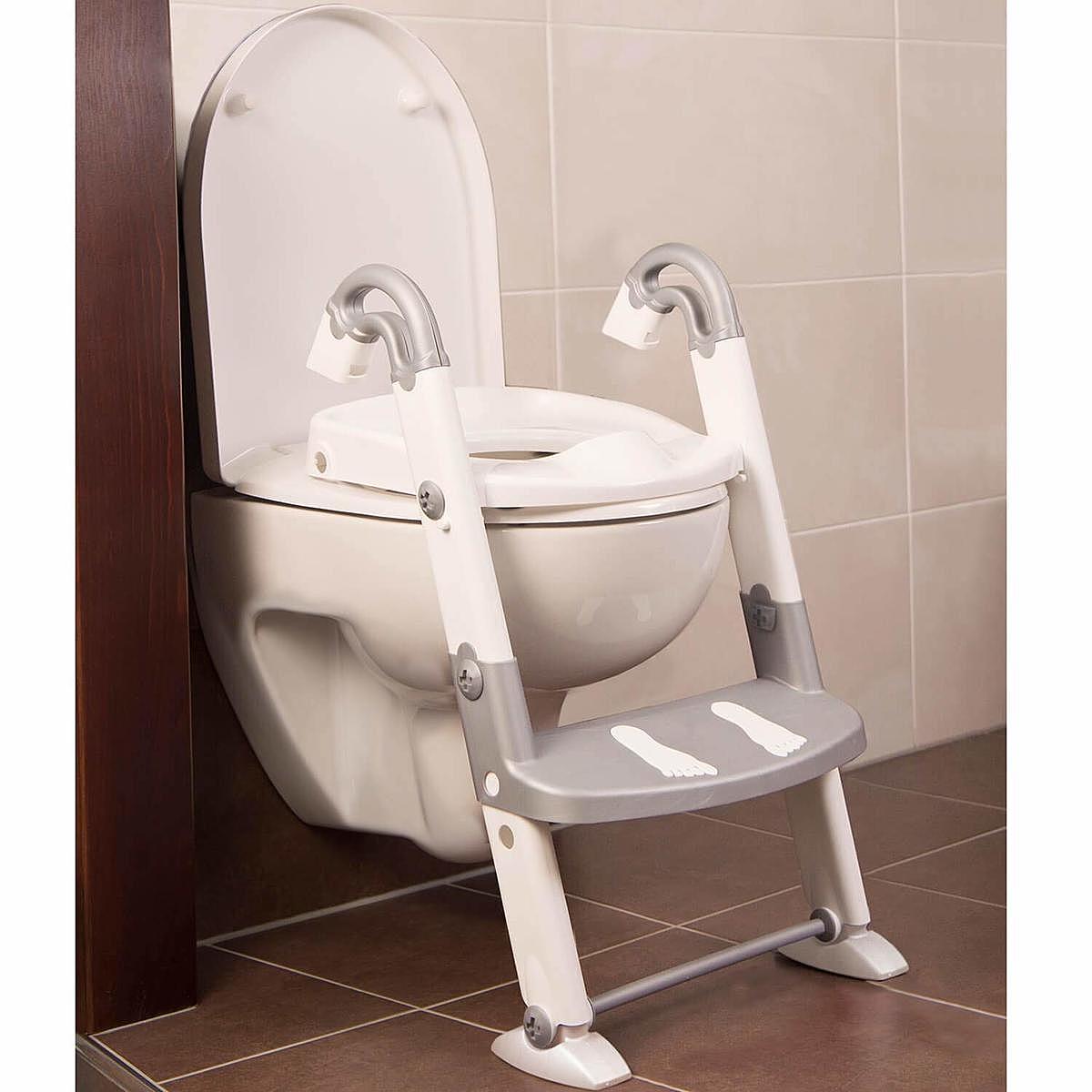 B-Ware Kids Kit 3 In 1 Toilettentrainer Töpfchen Wc Sitz Haltegriffe Kindertoilette Weiß