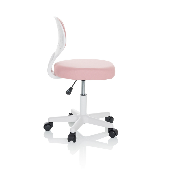 Hjh Office Kinderdrehstuhl Schreibtischstuhl Kiddy Top W Stoff Rosa Kinderstuhl B-Ware - 4064323035145