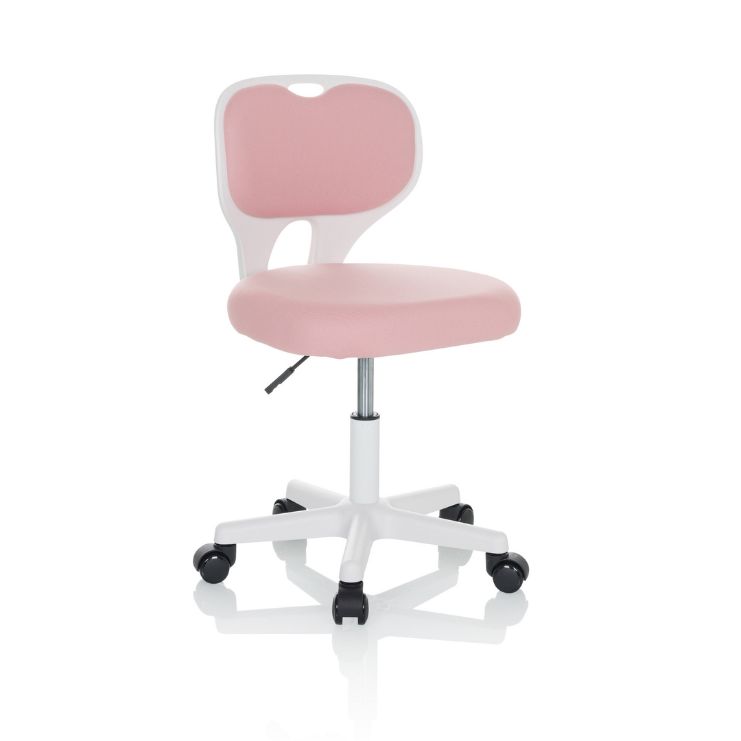 Hjh Office Kinderdrehstuhl Schreibtischstuhl Kiddy Top W Stoff Rosa Kinderstuhl B-Ware - 4064323035145