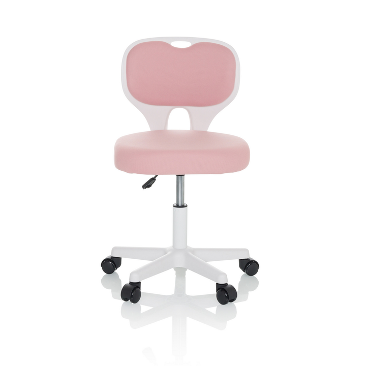 Hjh Office Kinderdrehstuhl Schreibtischstuhl Kiddy Top W Stoff Rosa Kinderstuhl B-Ware - 4064323035145