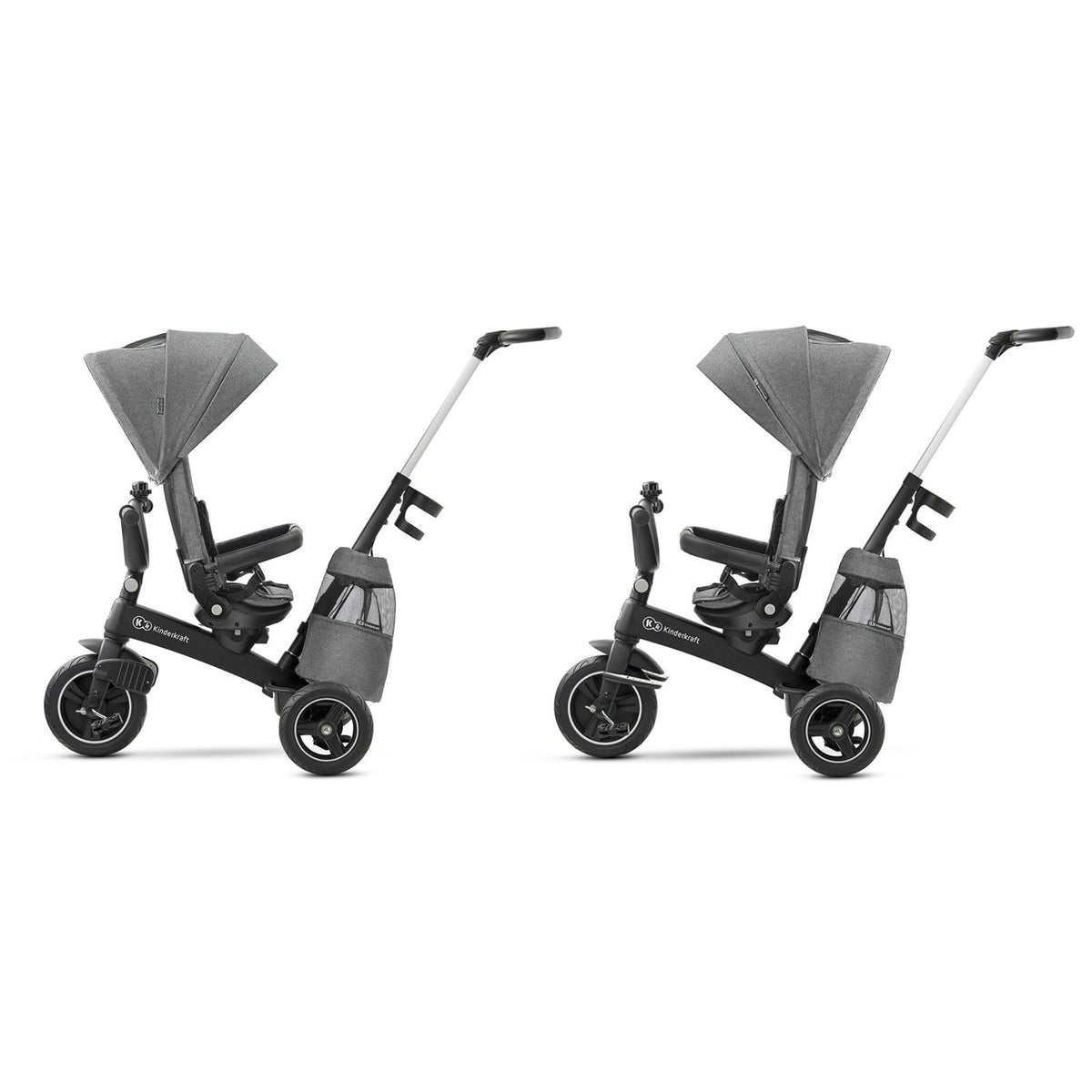 Kinderkraft EASYTWIST Kinderwagen Buggy City-Kinderwagen ab 9 Monate grau - 5902533914487