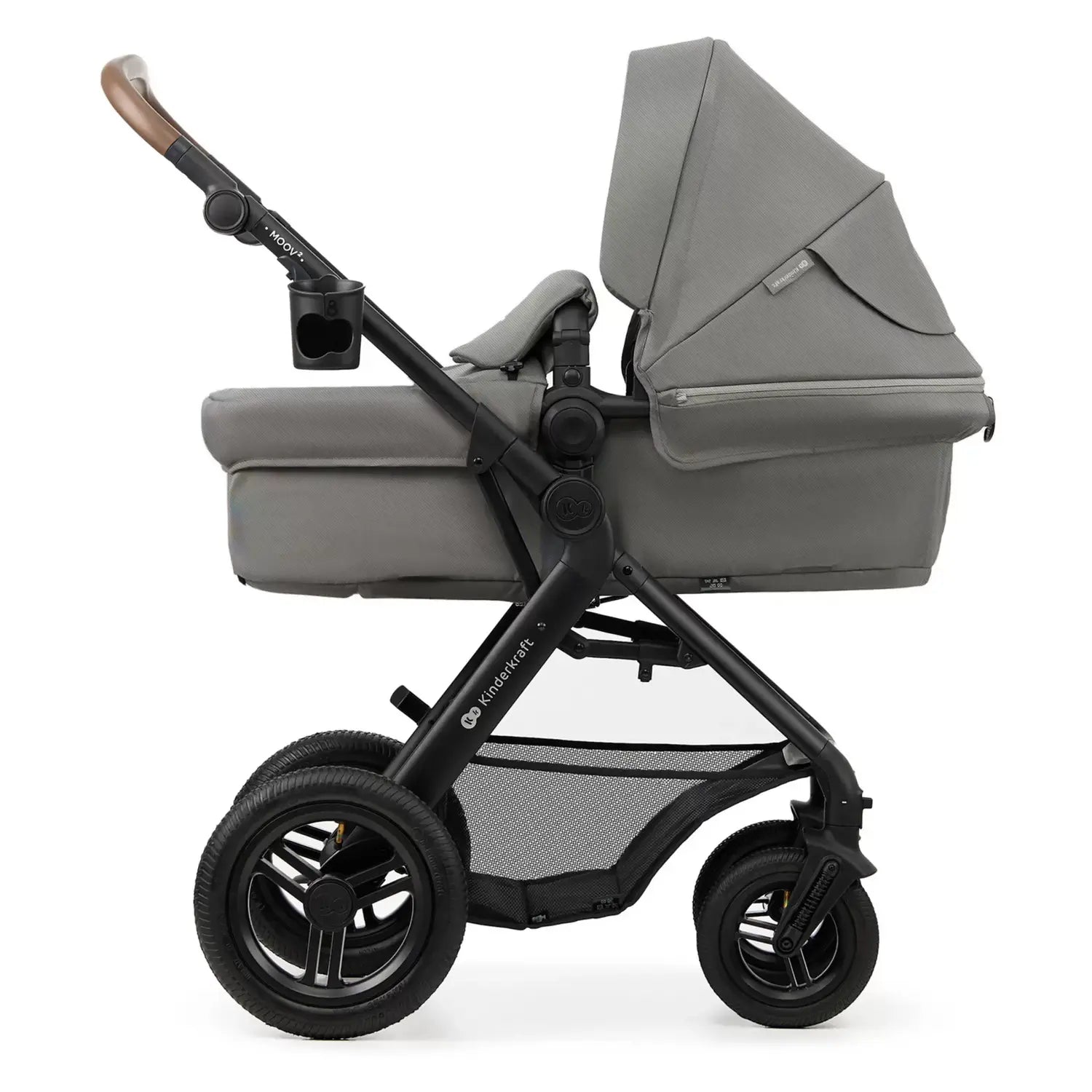 Kinderkraft Kombikinderwagen 3in1 Moov 2 Air Light Grey Wagen Kinder Zubehör B-Ware - 5902533925940