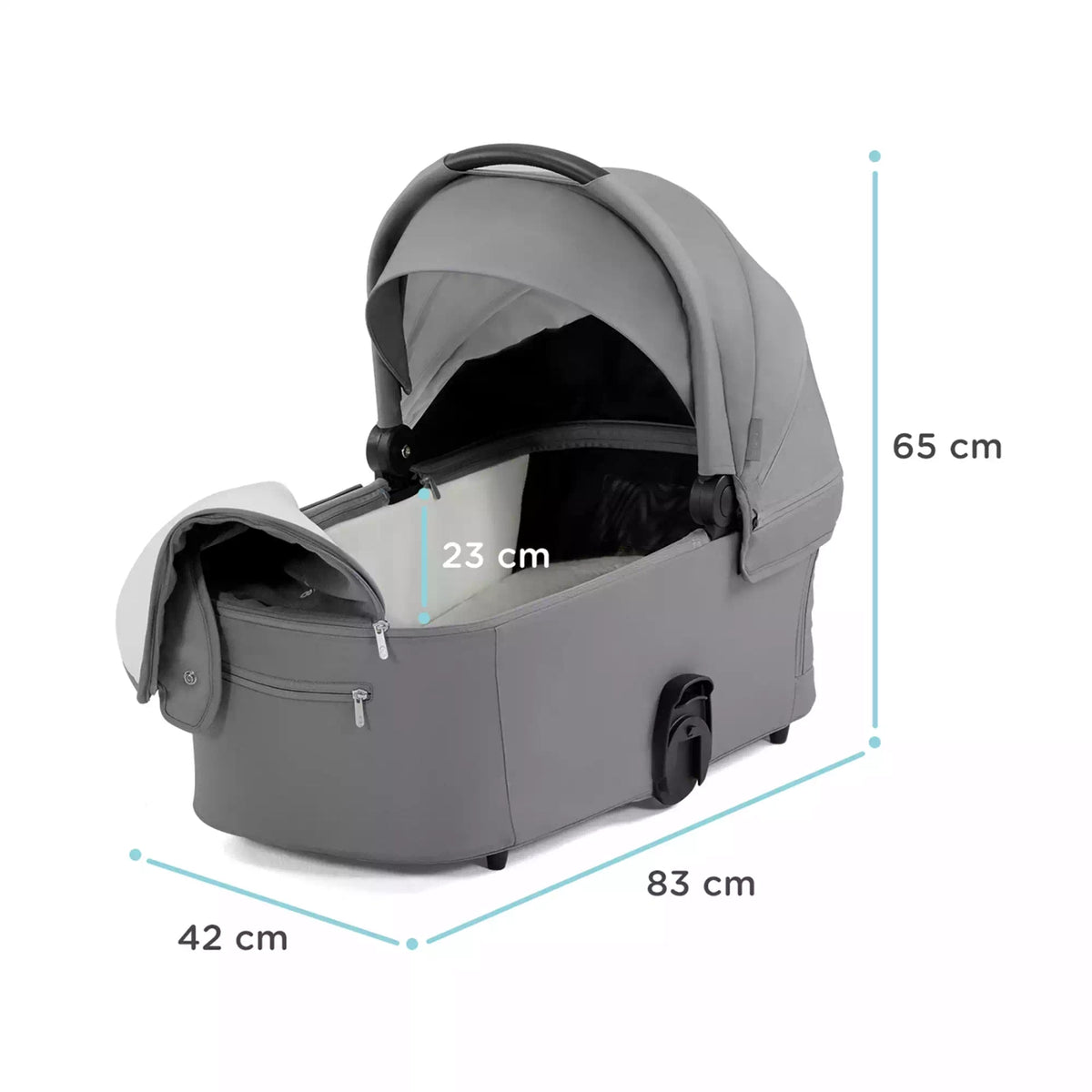 Kinderkraft Kinderwagen Buggy Kombikinderwagen Nea 2in1 Platinum Grey Testsieger - 5902533919826