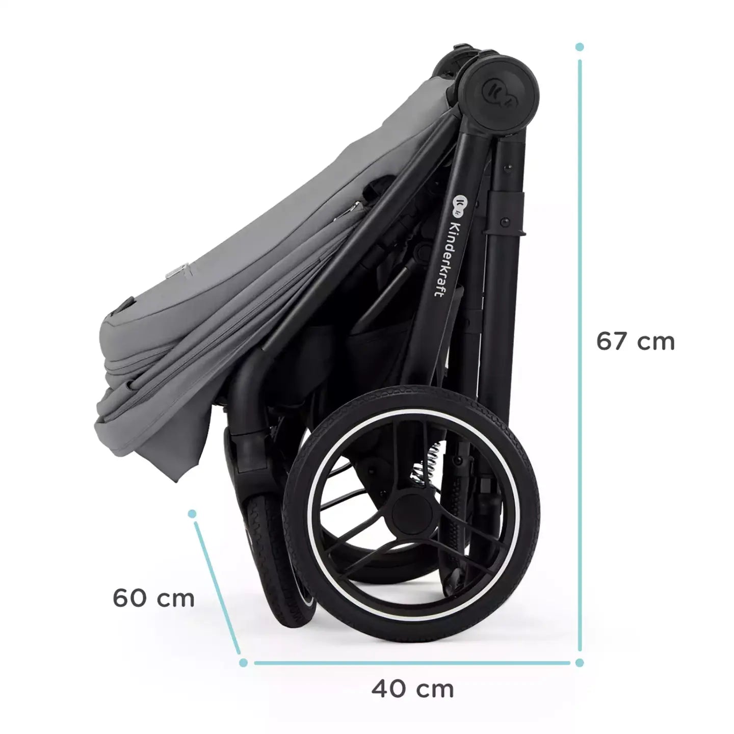 B-Ware Kinderkraft Kinderwagen Buggy Kombikinderwagen Nea 2in1 Platinum Grey Testsieger - 5902533919826