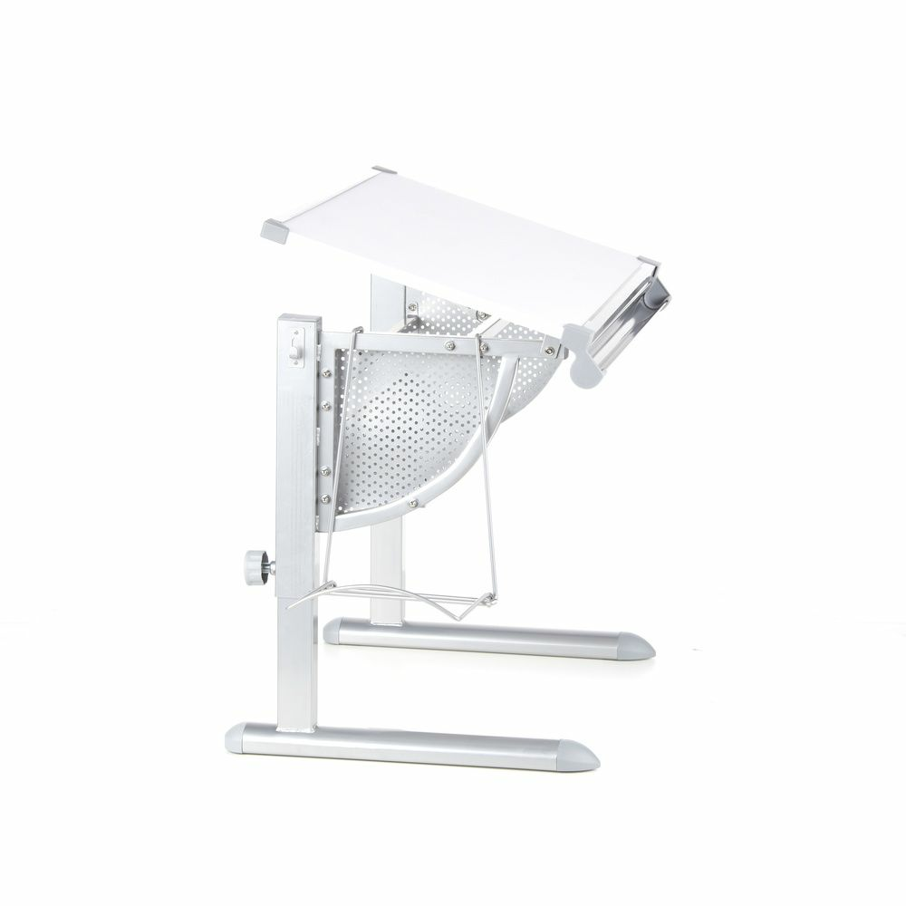 Hjh Office Belia Kinderschreibtisch Weiß Silber Schreibtisch Arbeitstisch Kinder B-Ware - 4260284080266