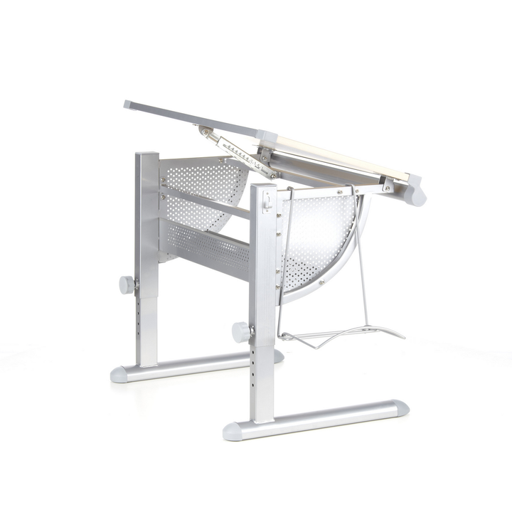 Hjh Office Kinderschreibtisch Tisch Höhenverstellbar Neigbar Buche Silber 80cm B-Ware - 4260284080273