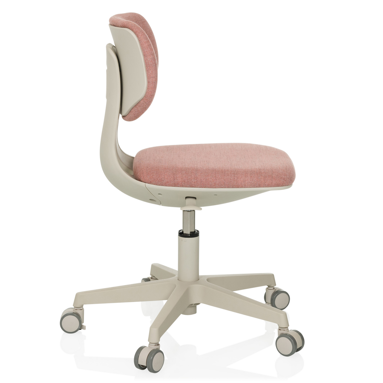 Kinderschreibtischstuhl Kinderstuhl Kiddy Classic Rosa Stoff Kinderdrehstuhl B-Ware - 4064323106029