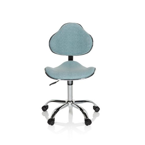 Hjh Office Kinderschreibtischstuhl Kinderstuhl Kiddy Gti 3 Drehstuhl Stoff Mint  B-Ware