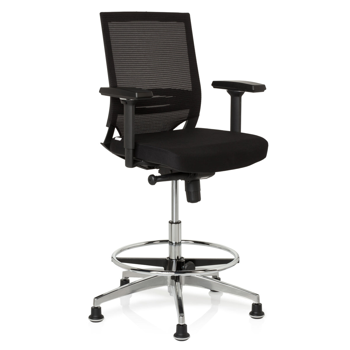 hjh OFFICE Counterstuhl Arbeitsstuhl Sitzmöbel Netzstoff  höhenverstellbar - 4260284083540