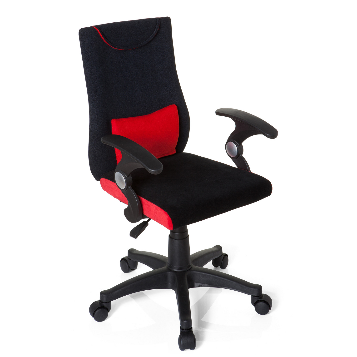 Hjh Office Kinderschreibtischstuhl Kiddy Pro Drehstuhl Rot Armlehnen B-Ware - 4260284083656