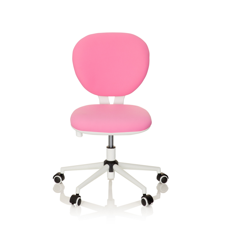 Hjh Office Kinderstuhl Schreibtischstuhl Kid Vivo Stoff Pink Mitwachsend B-Ware - 4251084675691