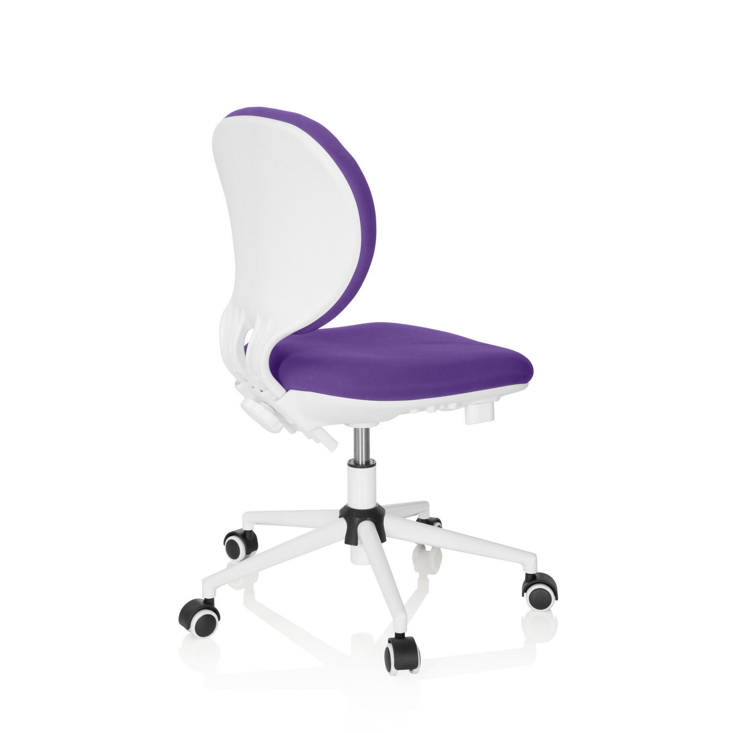 B-Ware Hjh Office Kinderstuhl Schreibtischstuhl Stuhl Kinderzimmer Stoff Lila Kid Vivo