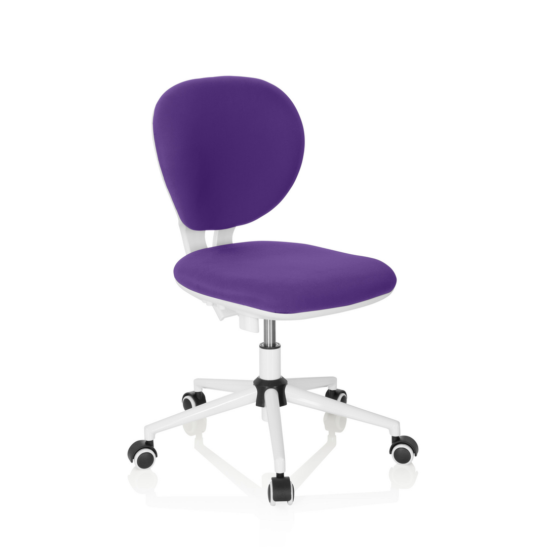 Hjh Office Kinderstuhl Schreibtischstuhl Stuhl Kinderzimmer Stoff Lila Kid Vivo B-Ware - 4251084675738