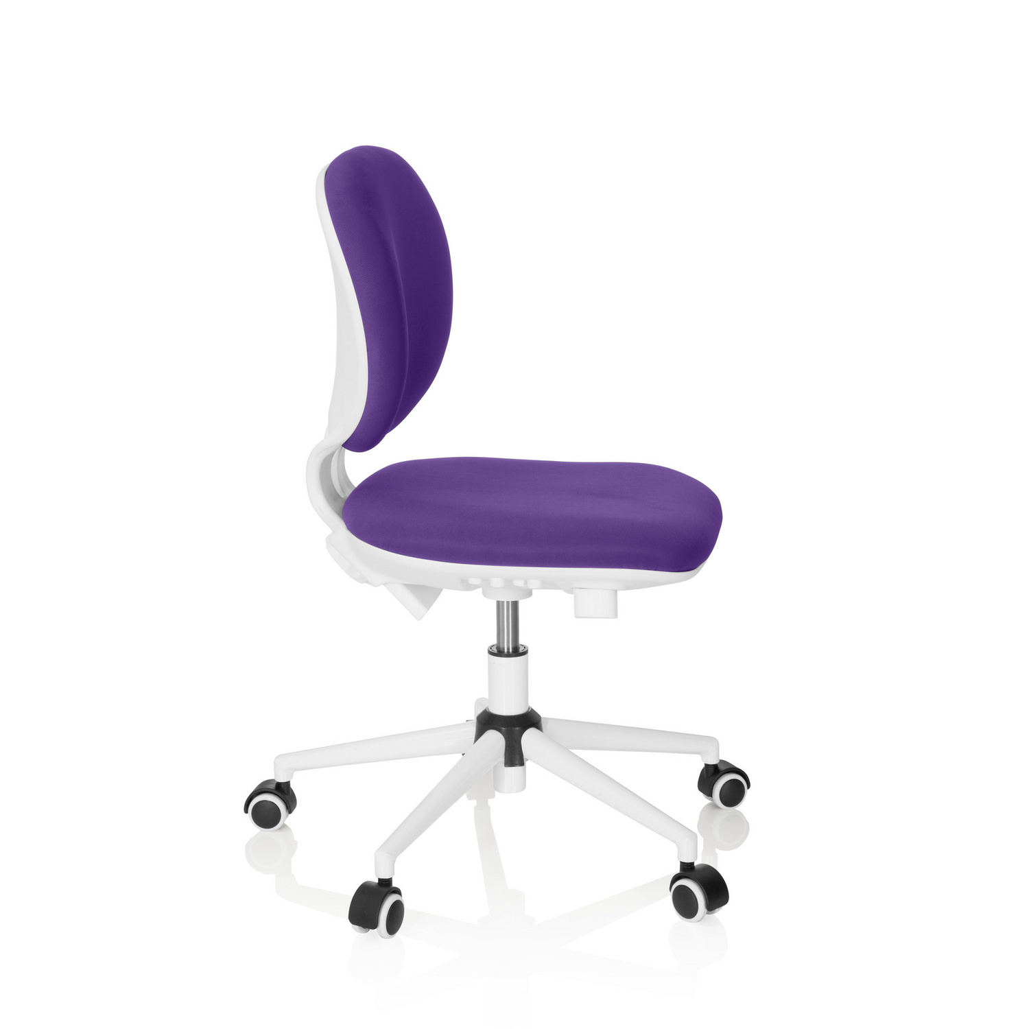 B-Ware Hjh Office Kinderstuhl Schreibtischstuhl Stuhl Kinderzimmer Stoff Lila Kid Vivo