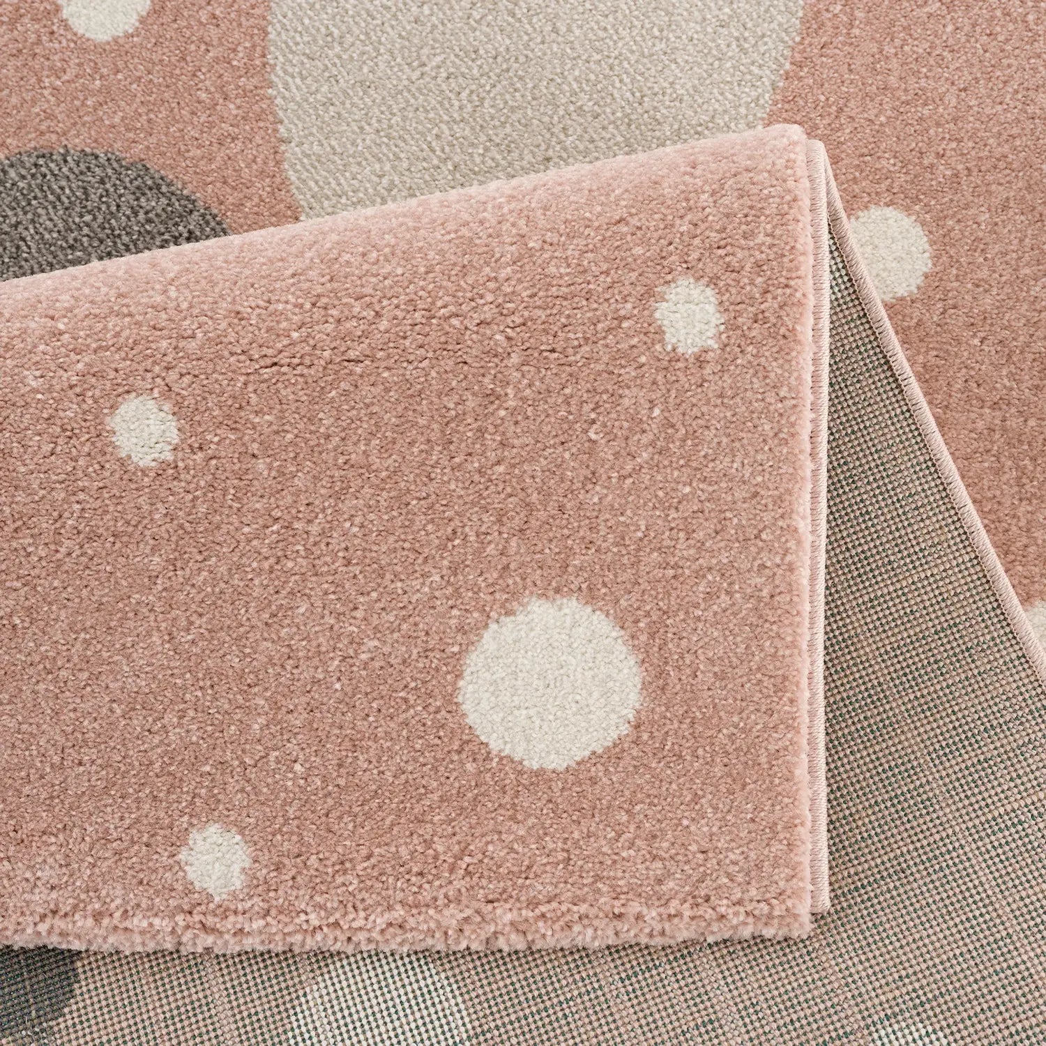 B-Ware Kinderteppich Panda Bär 120x170 Cm Rosa Teppich Kinderzimmer - 1