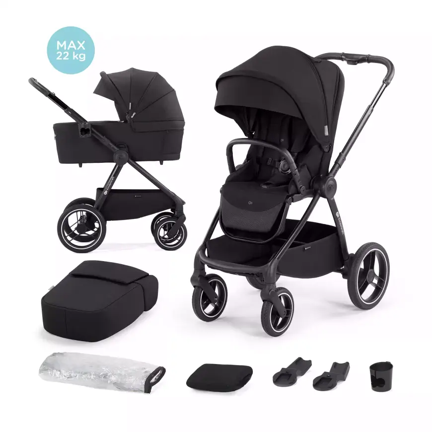 Kinderkraft Nea 2in1 Midnight Black Kinderwagen Buggy Babywagen Siehe Text/Fotos B-Ware - 5902533918867