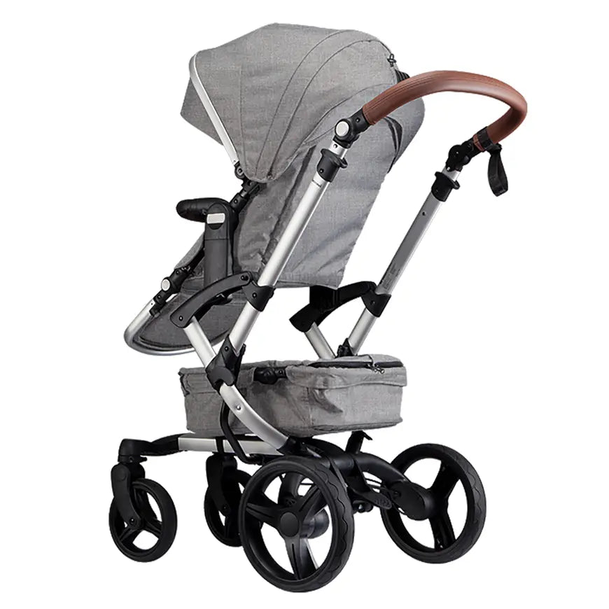 B-Ware Bonavi Kinderwagen Kombiwagen Buggy 2.0 Melange Grey Höhenverstellbar Kombi - 4260526897836