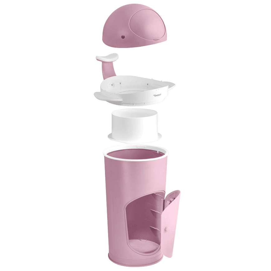 B-Ware Kindsgut Windeleimer Wal Eimer Windelbehälter Babyausstattung Mülleimer Pink