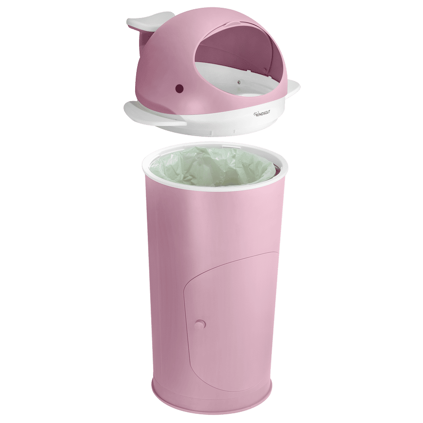 B-Ware Kindsgut Windeleimer Wal Eimer Windelbehälter Babyausstattung Mülleimer Pink