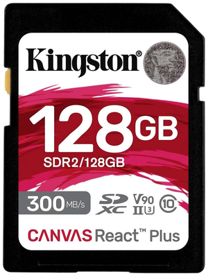 B-Ware Kingston Canvas React Plus 128 Gb Class 10 Uhs Ii Sd Karte Flash Card