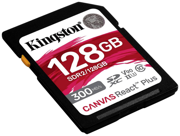 Kingston Canvas React Plus 128 Gb Class 10 Uhs Ii Sd Karte Flash Card B-Ware
