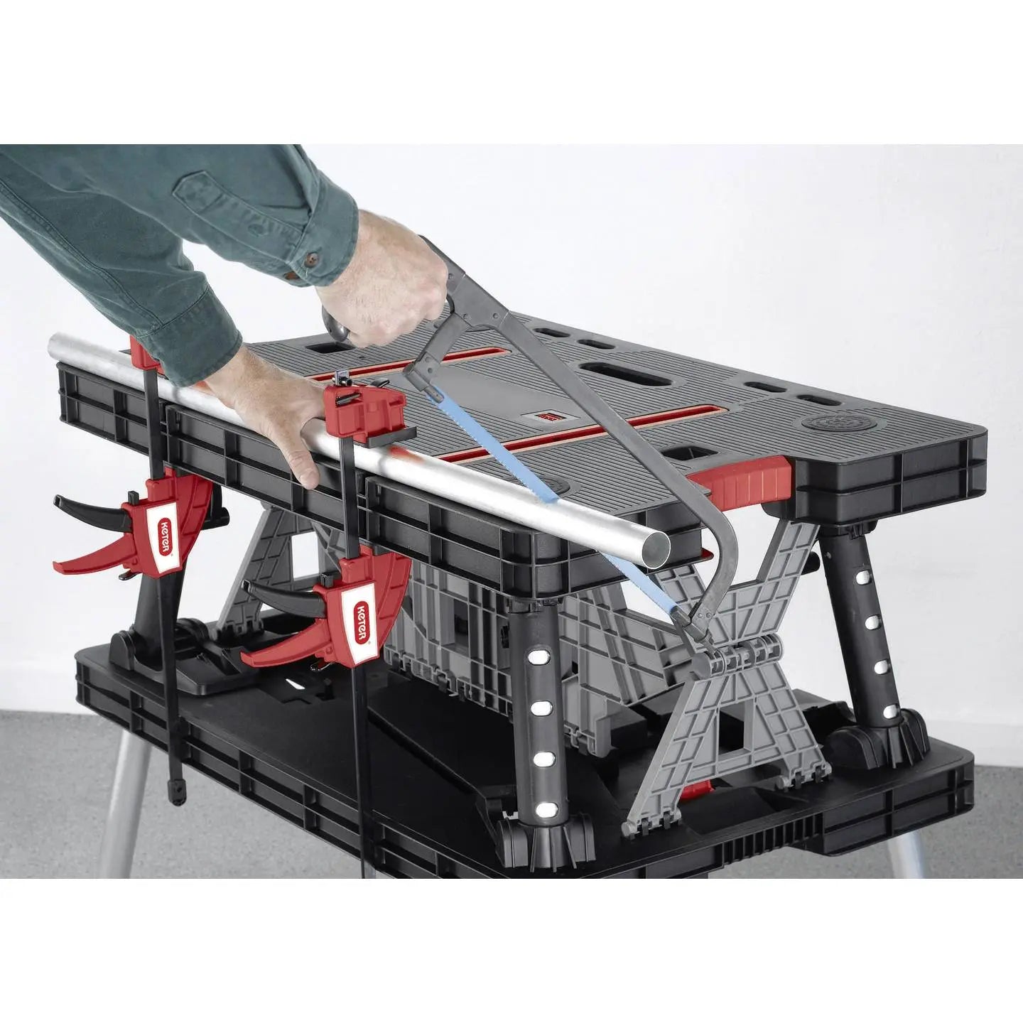 B-Ware Keter 237005 Klappbare Werkbank Arbeitsplatte Arbeitstisch 85x75.5x55 Cm Bank529 - 7290000230825