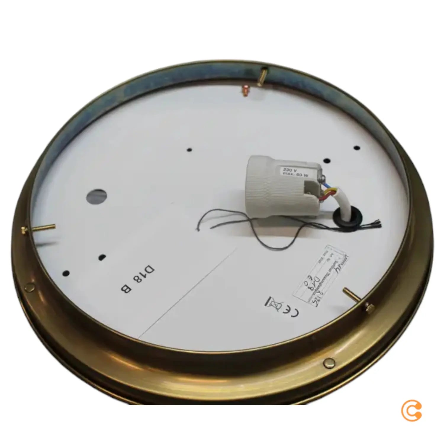 B-Ware Berliner Messinglampen Deckenlampe Deckenlampe Harry ø30cm Siehe Text/Foto - 4043783504019