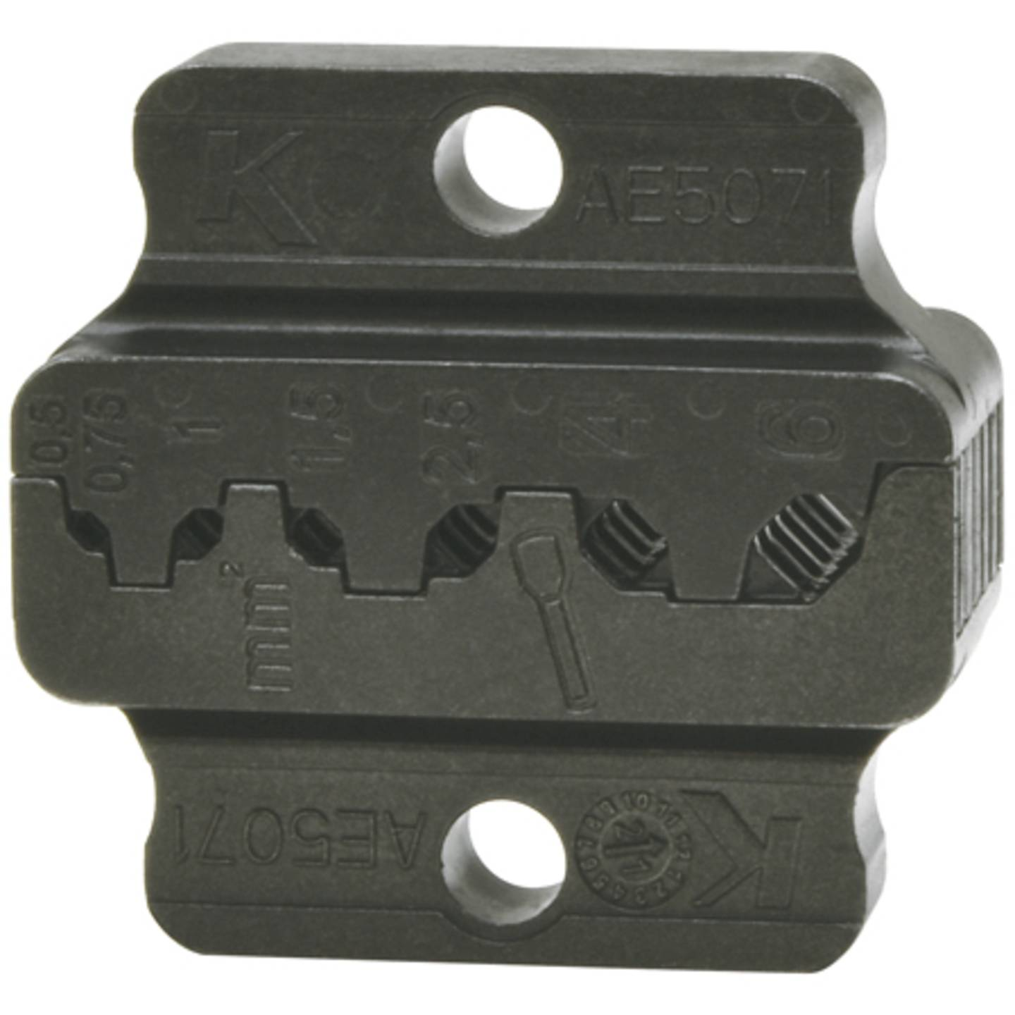 B-Ware Presseinsatz K50 Presseinsatz Einsatz Aderendhülsen 0 5 Bis 6 Mm² Din 46228